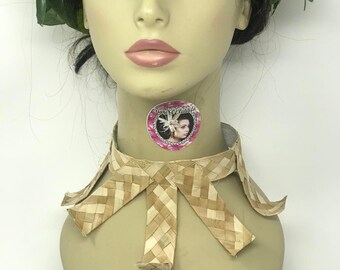 Authentic Palm Leaves Neck Piece. Costume Neck Piece For Both Male & Female Of All Ages.
