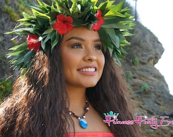 Casque inspiré de Moana. Parfait pour les enfants et les adultes aussi. Mariage à la plage, fête d'anniversaire, Luau, costumes ou cadeau pour vos enfants.