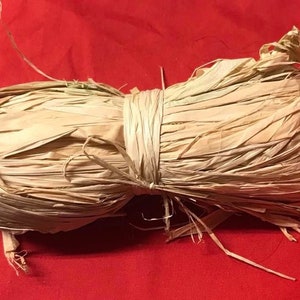 Natural Raffia Hank.. Perfect For Braiding Your Polynesian Dance Costume Or Creative Bow Making And Gift Wrapping For Festive Packages image 1