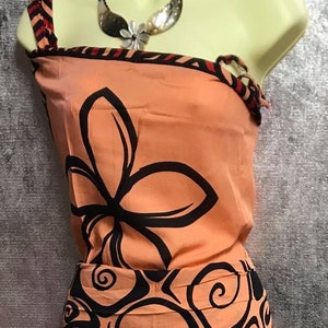 Hawaiian Floral & Sea Turtle Sarong, Pareu, Pareo. Beach Wear