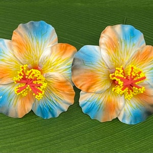 Hawaiian Flower Pick. Tropical Flower. Hawaiian Hibiscus Flower. Luau Flower. Hula Flower.