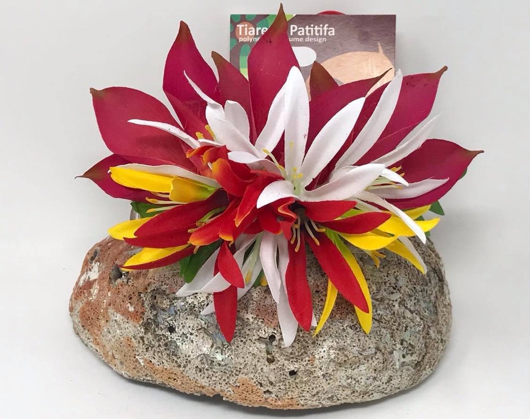 TROPICAL Flowers. Hawaiian Silk Flower Hair Clip. Ginger & Etsy