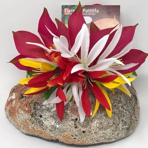 TROPICAL Flowers. Hawaiian Silk Flower Hair Clip. Ginger & Lily Hair Clip. Perfect  Clip For Any Polynesian Event. Beach Wedding, Luau, Gift