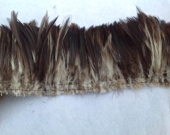 STRUNG ROOSTER SADDLES 4 "- 5" Natural Black.
