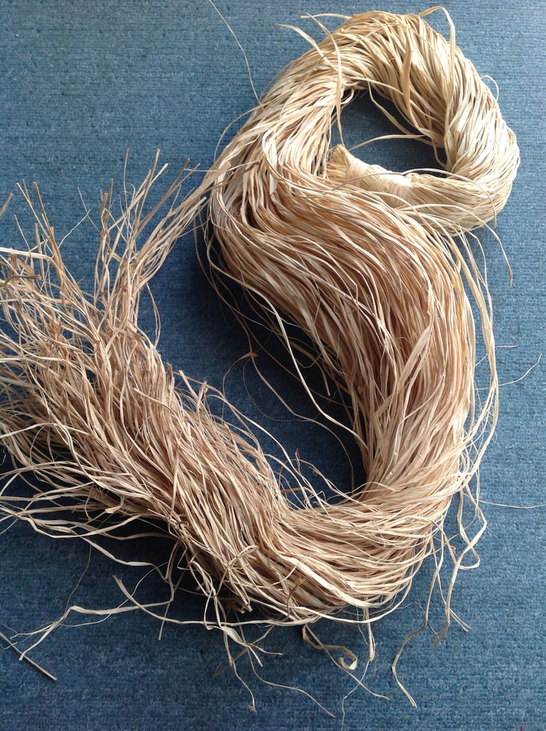 Natural Raffia Hank.. Perfect For Braiding Your Polynesian Dance Costume Or Creative Bow Making And Gift Wrapping For Festive Packages image 2