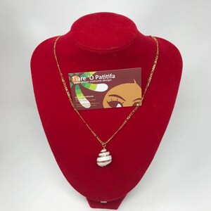 Authentic Seashell Necklace on Gold Plated Chain