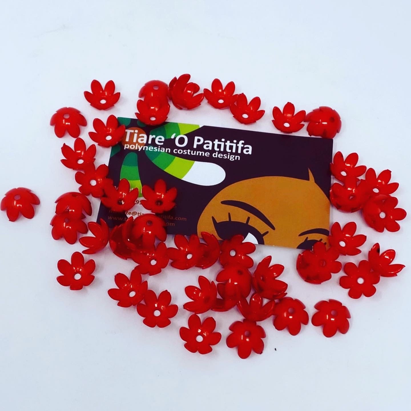 Loose Acrylic Heilala Flower Beads (kahoa Flowers) - Etsy