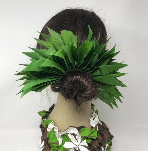 Silk Green Leaf Covered Bra Top. Perfect for Luau, Soloist, Group Dancers,  Beach Wedding, Party. Listing for Young Girls & Adult. -  Canada