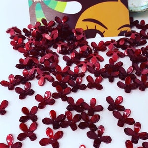 Loose Shiny Heilala Flower Beads (Kahoa Flowers)