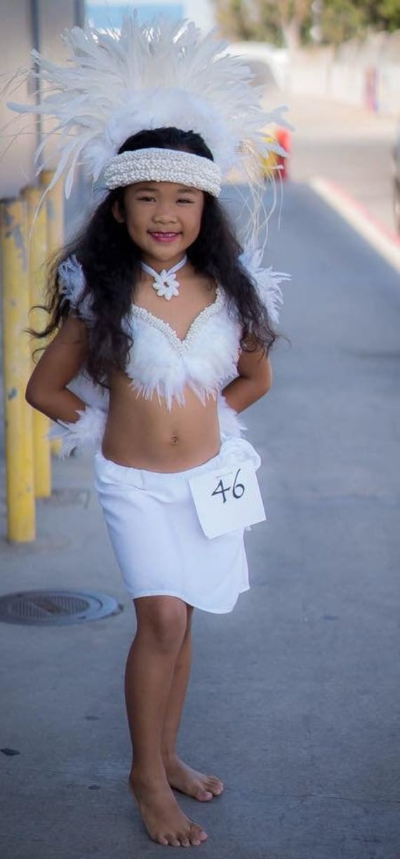 Cook Islands & Tahitian Princess. Costume set is perfect for children and adults too.