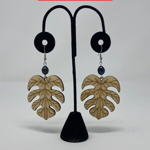 Wooden Earring & Fresh Water Pearl Earring.