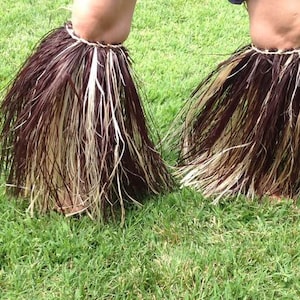 Tahitian & Cook Islands Man/Boys Arm Pieces/ Leg Pieces Or The Set. Listing Is For One Set Only.
