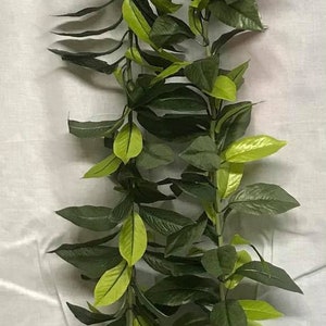 Hawaiian Hula Dancers Silk Maile Lei. Hawaiian Wedding Lei. Maile Lei for Wedding, Graduations, Luau, Beach Wedding or Any Polynesian Events