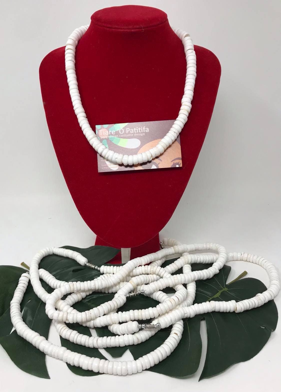 SALE!! Authentic White Hawaiian PUKA SHELL Necklace or Bracelet. Puka ...