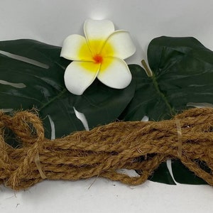 KAFA PULU. Twisted Coconut  Kafa Pulu. Organic Twine Made of Premium 100% Natural Coconut Fiber (Coir Fiber) Length is 5 yard. Thickness 5mm