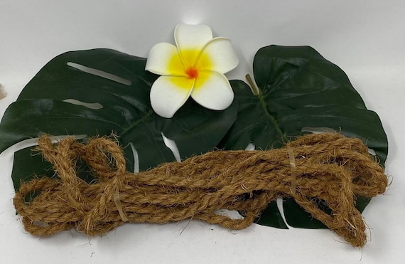 KAFA PULU. Twisted Coconut Kafa Pulu. Organic Twine Made of Premium 100% Natural Coconut Fiber (Coir Fiber)