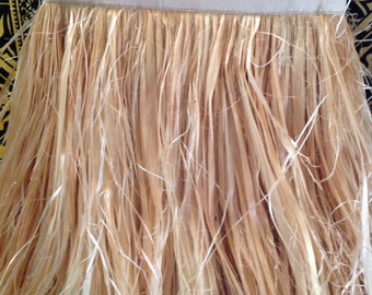 Banded Natural More Grass Skirt Authentic Hau Skirt