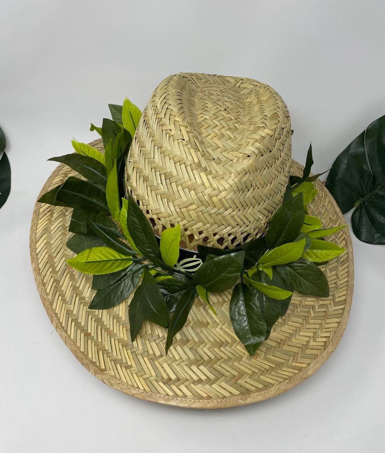 Natural Grass Straw Hat..perfect for Polynesian Events, Luau