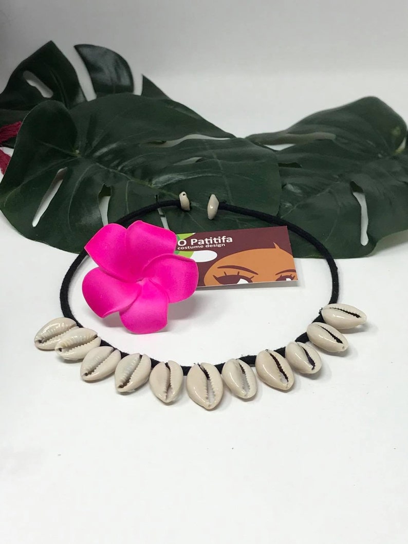 Baby Moana Inspired Set. 1 Necklace &/or 1 Plumeria Flower Perfect For Luau, Birthday Party, Wedding. Moana Set Is Perfect For All Ages image 10