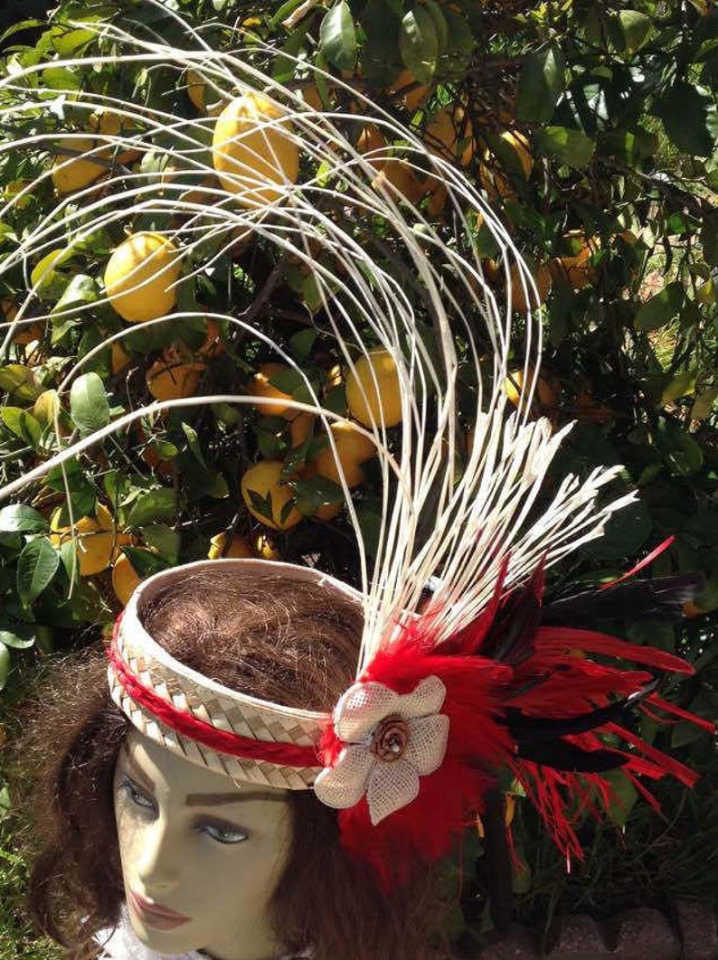 diy tahitian headpiece