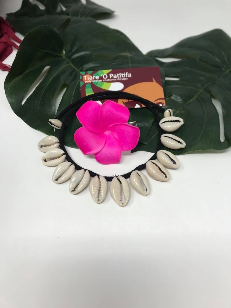 Baby Moana Inspired Set. 1 Necklace &/or 1 Plumeria Flower Perfect For Luau, Birthday Party, Wedding. Moana Set Is Perfect For All Ages image 6