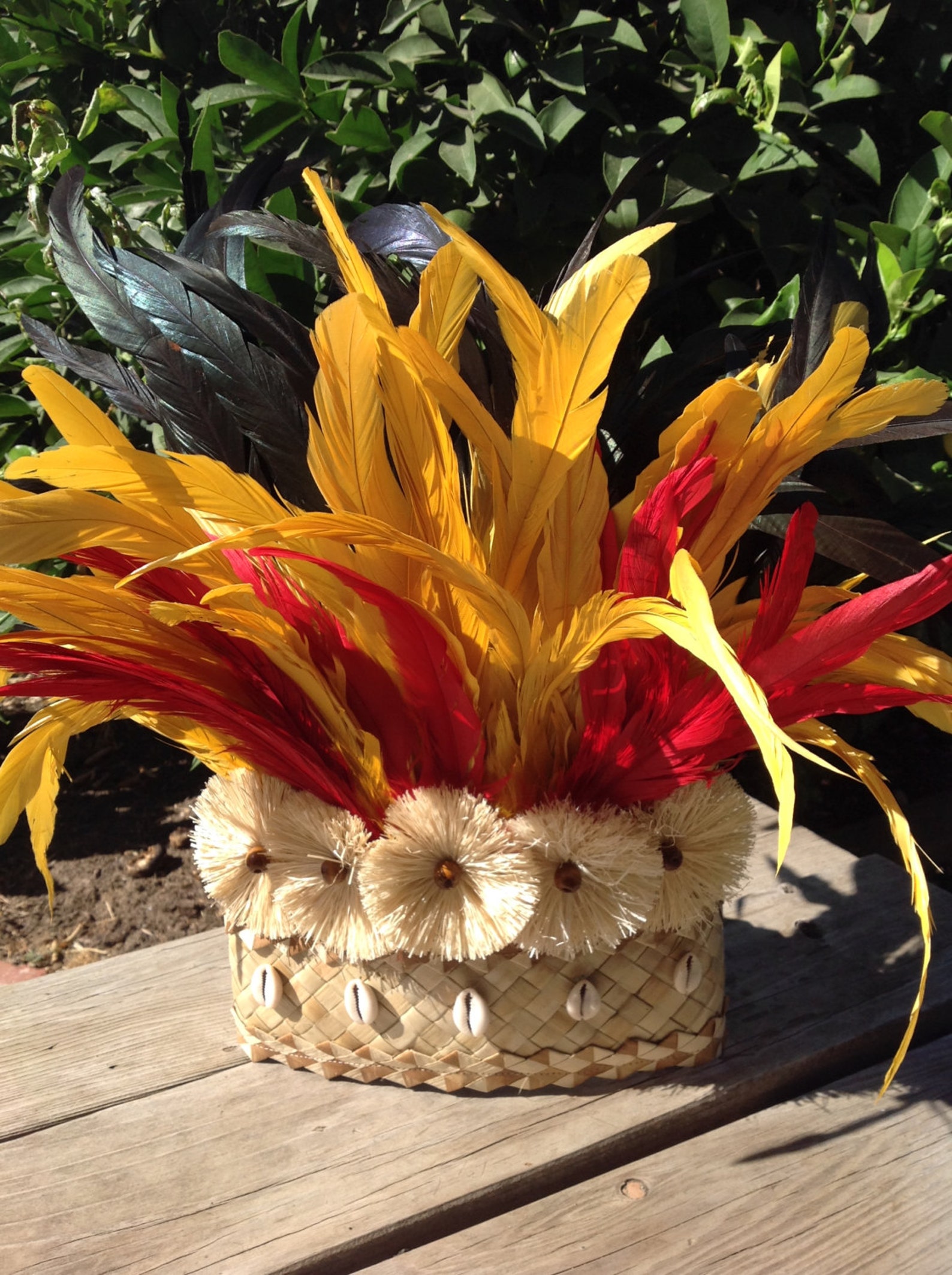 diy tahitian headpiece