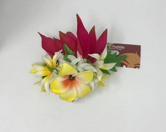 Hawaiian Flower Hair Clip.