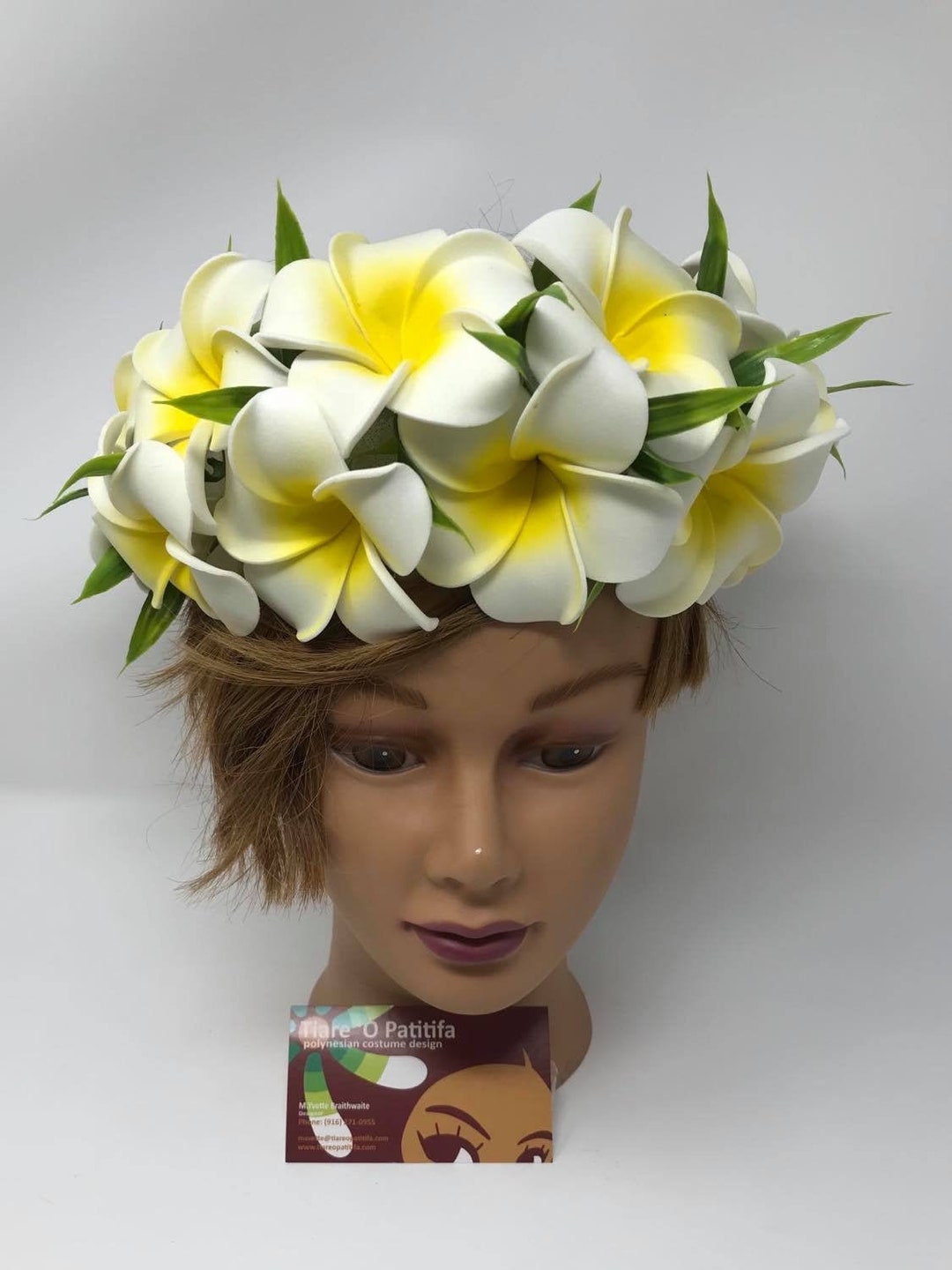 plumeria headpiece