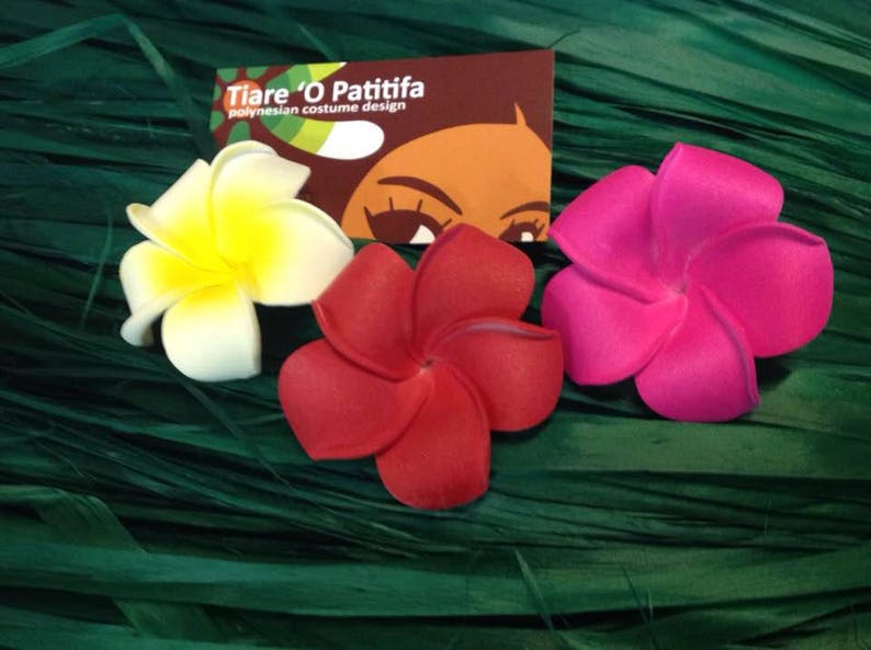 Baby Moana Inspired Set. 1 Necklace &/or 1 Plumeria Flower Perfect For Luau, Birthday Party, Wedding. Moana Set Is Perfect For All Ages image 4