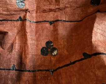 SALE!! Authentic Vintage Tapa Cloth Piece. All Sales Are Final & No Returns.