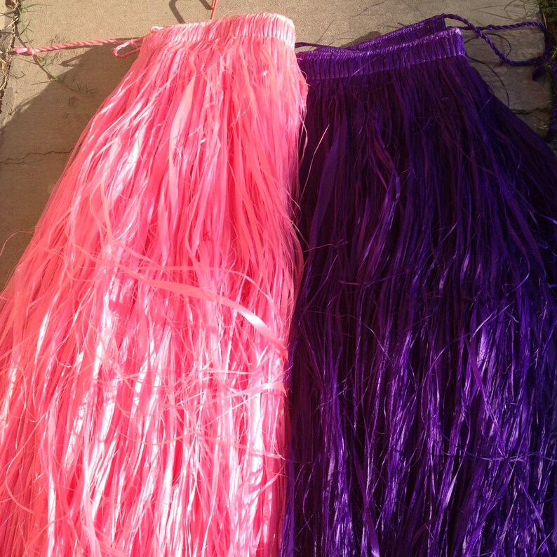 AUTHENTIC GRASS SKIRT. Any Full Length Grass Skirt. Dyed Etsy