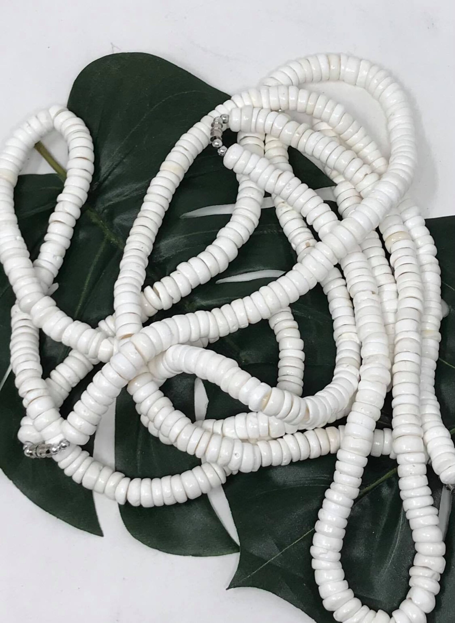 SALE!! Authentic White Hawaiian PUKA SHELL Necklace or Bracelet. Puka ...