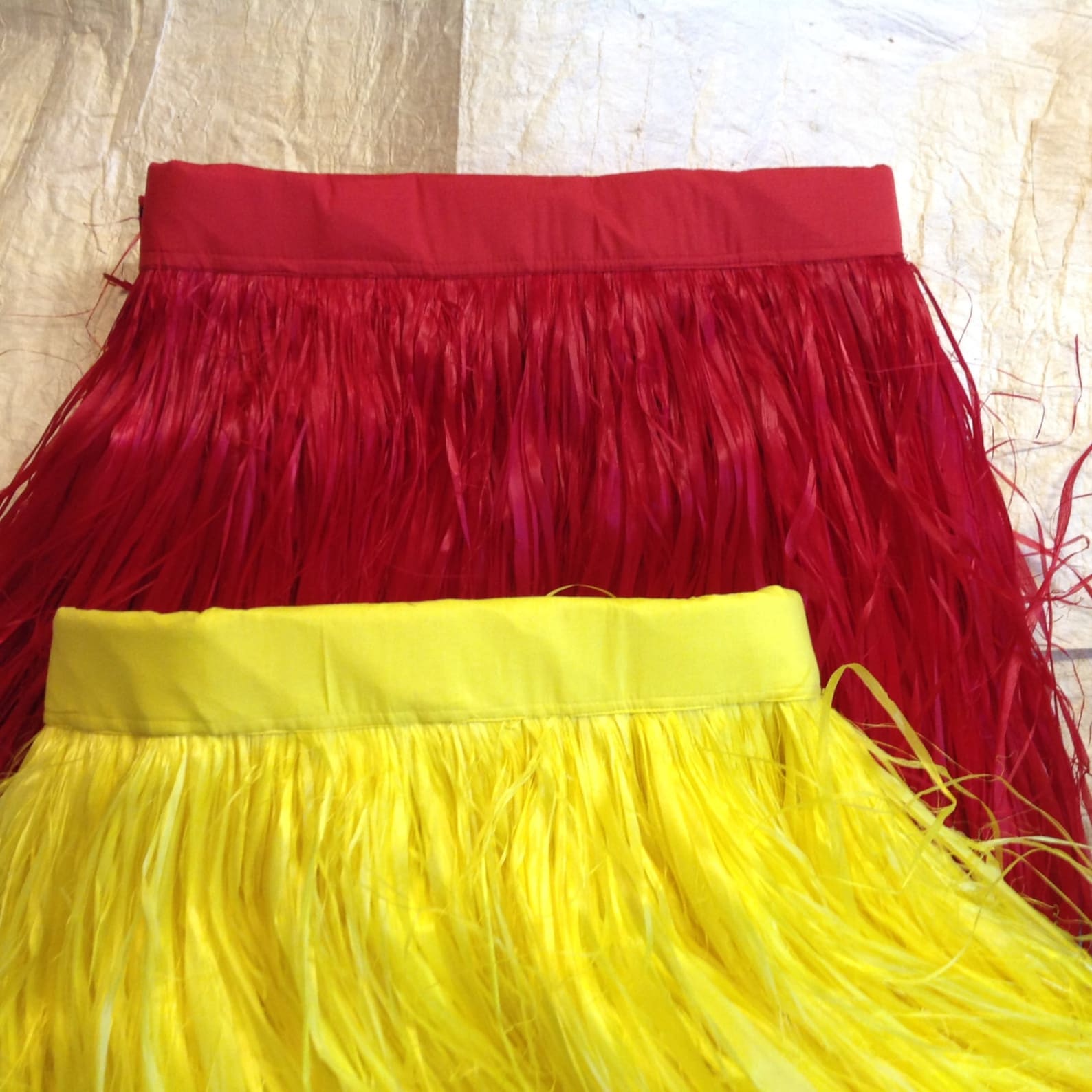 Any Dyed Banded Grass Skirt or Hau/fau Skirt.. Authentic Hula Etsy