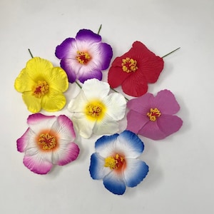 Hawaiian Hibiscus Foam Flowers. Tropical Flowers For Luau,  Beach Wedding, Polynesian Events!