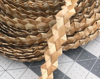 Ric Rac Diamond Braids Lauhala. Authentic Dried Hala Leaves/Lauhala Or Lo&#39;akau Braids.