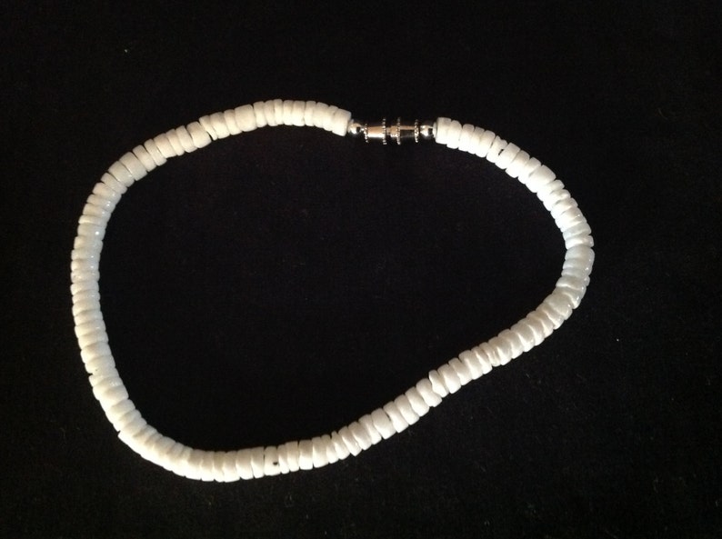 Shell Necklace Or Bracelet. Perfect for both male & female. Gift, beach wedding, groom, luau or Polynesian Events. image 1