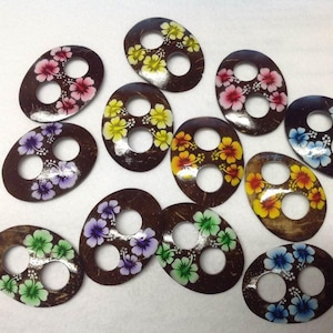 AUTHENTIC Coconut Shell Buckle. Sarong/Pareu, Pareo Tie.