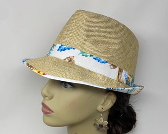 Hawaiian Style Fedora. Perfect Hat For Both Male & Female. This Fedora Fits Head Size 58 cm .