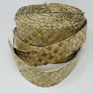 Woven Lauhala Band Belting. 2" or 3" wide Lauhala belting.