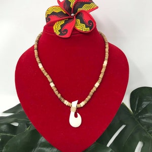 Coconut beads Necklace.