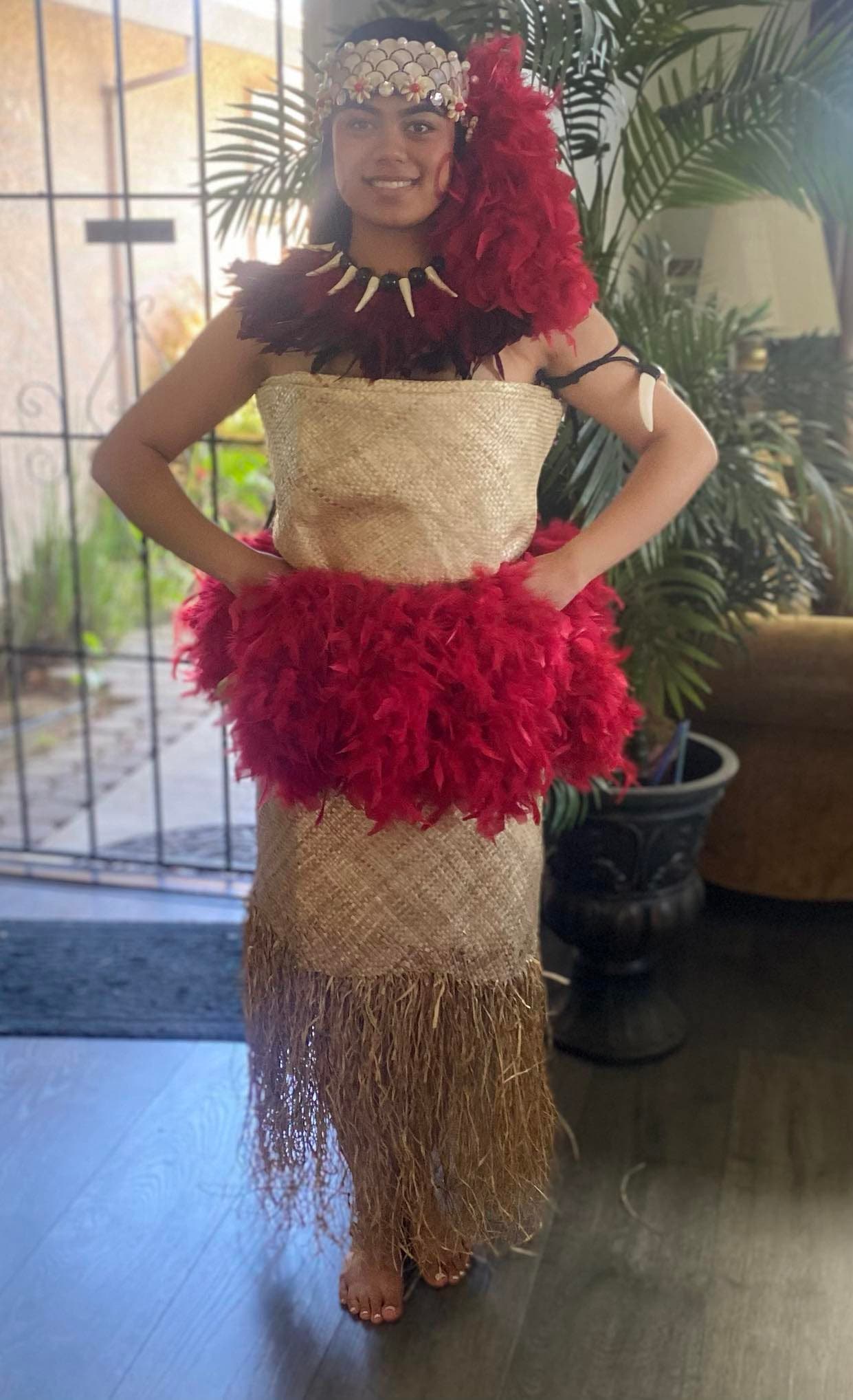 Kiki/Titi Fulumoa. Samoan Costume Kiki (Overskirt). Perfect For All Ages.