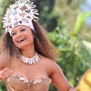 Soutien-gorge de costume de Tahiti et des îles Cook/Rarotonga. Parfait pour les filles de tous âges !