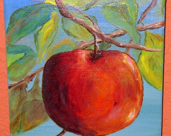 Original Acrylic Pomegranate Painting