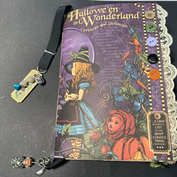 Halloween in Wonderland junk journal