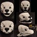 Snarly wolf canine resin blank for fursuits, animal costumes, and more