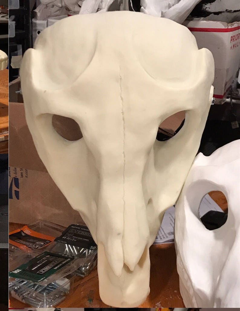 Horse skull mask for equine fursuit mascot or creature Etsy