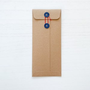 String Tie Envelopes, 10, Letter size image 1