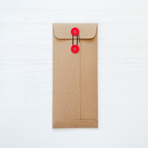String Tie Envelopes, 10, Letter size image 2