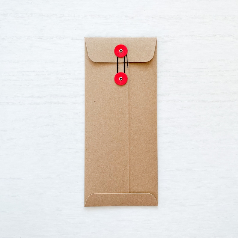 String Tie Envelopes, 10, Letter size image 2