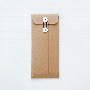 String Tie Envelopes, 10, Letter size image 6